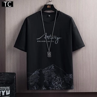 TC ชุดแฟชั่นชาย 2 ชิ้น เสื้อยืดแขนสั้น + กางเกงขาสั้น ชุดกีฬาและชุดพักผ่อนนุ่มสบายและระบายอากาศได้ดี รุ่น2781