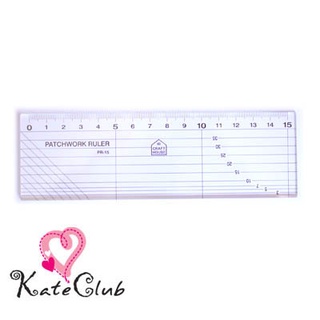 ไม้บรรทัดสีใส CraftHouse Patchwork Ruler 5x15 cm