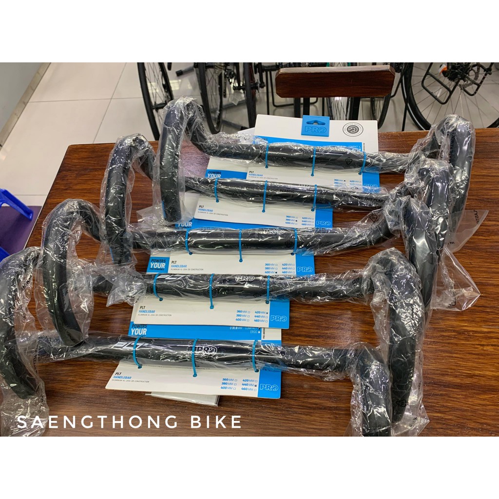 แฮนด์เสือหมอบ PRO รุ่น PLT Compact (รีชสั้น ดรอปสั้น จับง่าย)