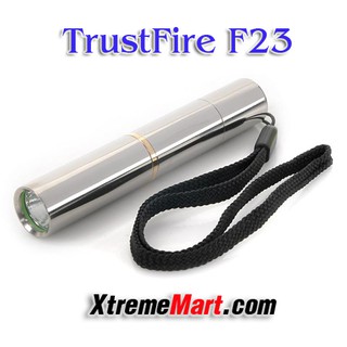 ไฟฉายขนาดเล็ก TrustFire F23 แสงขาว Cree XP-E Q3 160LM 3 โหมด Flashlight (สีเงิน)