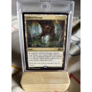 การ์ด MTG Fabled Passage Land Rare Magic the gathering รุ่น Core Set M20 สภาพ Nm