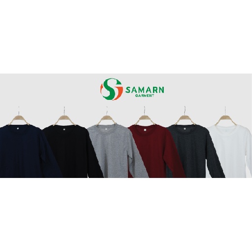 เสื้อยืดคอกลมแขนยาว Unisex ผ้า Cotton100% มี5สี