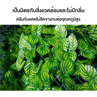 ใบไม้เทียมติดผนังขนาด0.5x3เมตร รั้วแต่งบ้าน รั้วใบไม้ประดิษฐ์ รั้วแต่งสวน รั้วใบไม้ปลอม รั้วต้นไม้ปลอม ✨ถอดได้ ประกอบฟรี