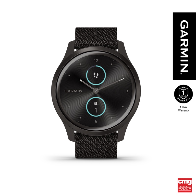 Garmin การ์มิน นาฬิกาสมาร์ทวอชท์ Hybrid พรีเมี่ยม รุ่น Vivomove Style GPS  [GARMIN by CMG]