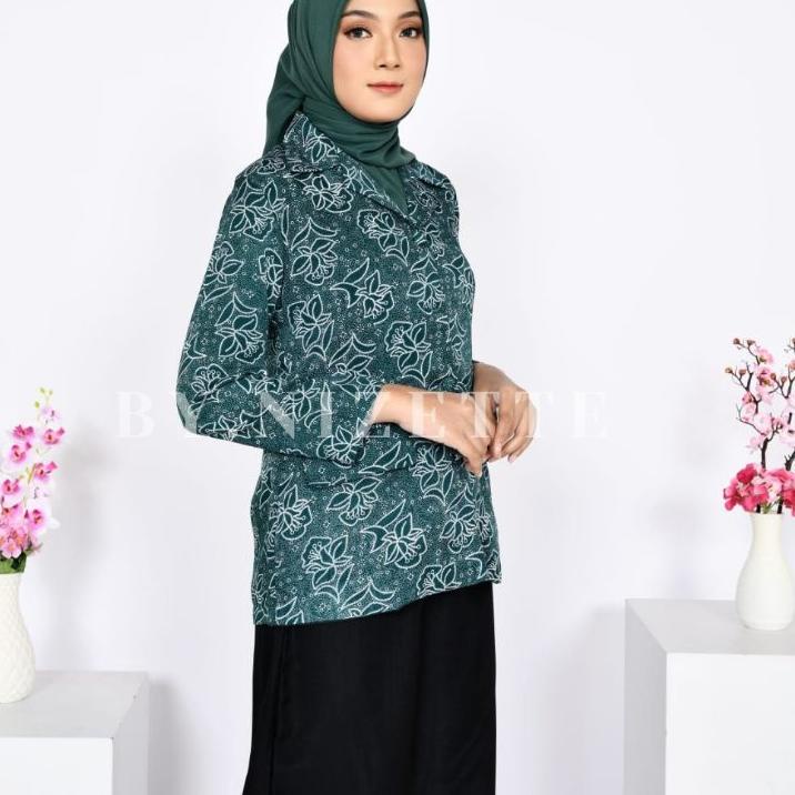 ดีมาก. Full Fur National batik PKK Uniform Top