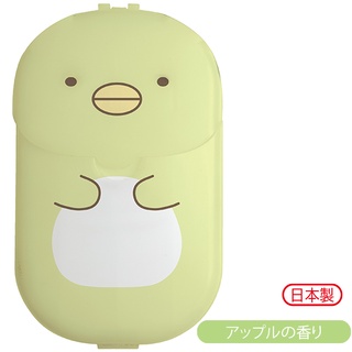 สบู่แผ่น Sumikko Gurashi (40 pcs.) สีเขียว กลิ่นแอปเปิล SumikkoGurashi