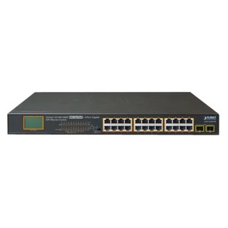 GSW-2620VHP 24-Port 10/100/1000 PoE+2Port Gigabit SFP Planet