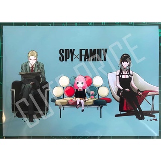 Poster anime โปสเตอร์อนิเมะ Spy x family ขนาด A4 (ชุดที่ 1)