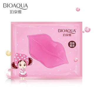 30 ชิ้น🔥BIOAOUA มาร์คปาก มาร์คริมฝีปากชมพู ครัสตัลคอลลาเจน พร้อมบำรุงให้ความชุ่มชื้น มาร์คปาก