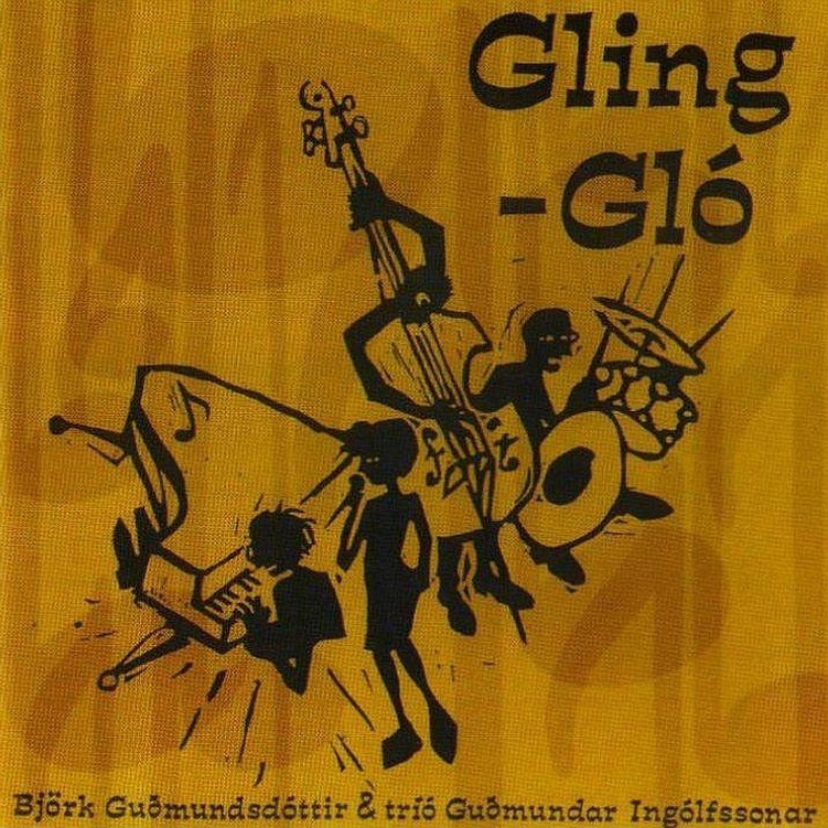 Cd-r Bjork - Gling-Glo (1990)