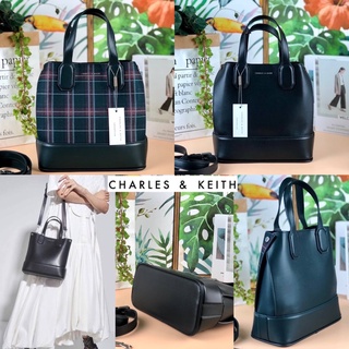 C.K Check Print Tote Bag