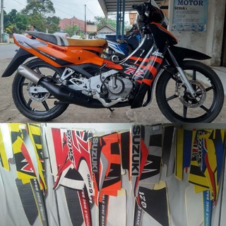 สติกเกอร์ satria 2003/2002 ori lis body suzuki satria lama sticker satria RU/hiu lumba lumba