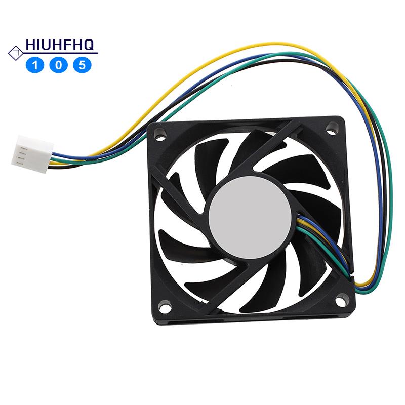 พัดลมระบายความร้อน CPU 70x70x15 มม. 12V 4 Pins PWM สีดํา สําหรับคอมพิวเตอร์ PC