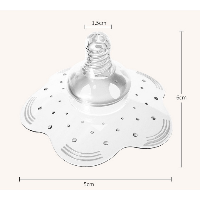 จุกครอบหัวนม สำหรับคุณแม่ที่ เจ็บหัวนม แตก สั้น หรือ นมบอด พร้อมส่งจากไทย - รูปที่ 6