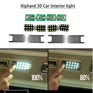 หลอดไฟ led Alphard 30(2015-2022) agh30 anh30 สําหรับตกแต่งภายในรถยนต์ 12 ชิ้น ligth lamp