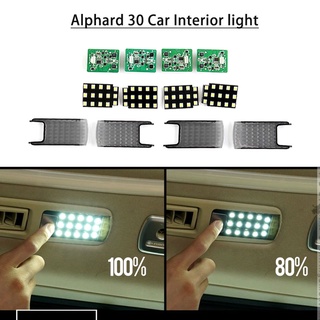 หลอดไฟ led Alphard 30(2015-2022) agh30 anh30 สําหรับตกแต่งภายในรถยนต์ 12 ชิ้น ligth lamp