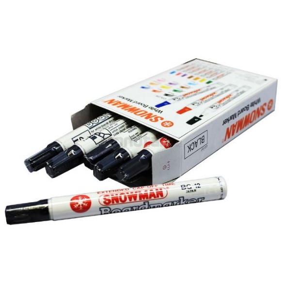 SNOWMAN WHITEBOARD MARKER / WHITEBOARD MARKER / ERASABLE MARKER