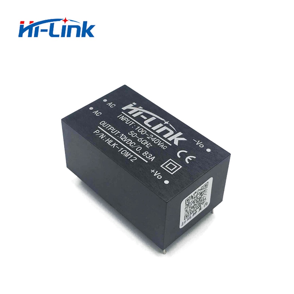 โมดูลแปลงไฟ 220v เป็น 12v 830mA Hi-link HLK-10M12 Power supply 220v to 12V AC-DC ultra-small isolate