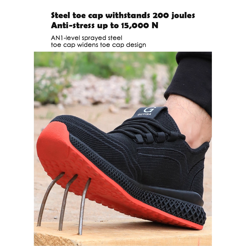 👣Safety Shoes รองเท้าผู้ชาย รองเท้าเซฟตี้ สำหรับสวมใส่ทำงาน