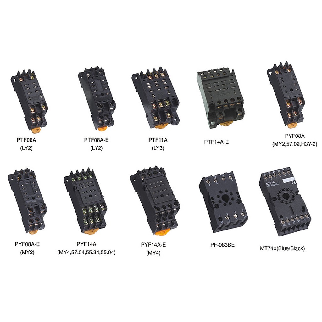ฐานรีเลย์ ซ็อกเก็ต Relay Socket Base PYF08A PTF08A PYF14A PF083A PF085A