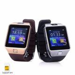 สมาร์ทวอทช์ นาฬิกาโทรศัพท์ถ่ายรูปได้ SMART WATCH รุ่น DZ09 (สีทองและสีเงิน) รวม 2 อัน