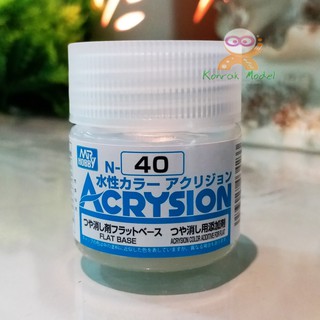 สีสูตรน้ำ Acrysion N40 FLAT BASE 10ml