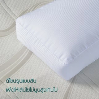 LUCKY mattress หมอนขนห่านเทียม Hotel Premium หมอนโรงแรมความนุ่มระดับห้าดาว นุ่มหลับสบายไม่ปวดต้นคอ