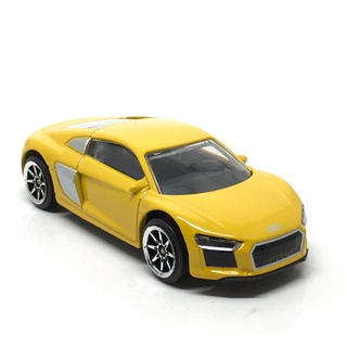 Majorette Audi R8 V10 - Yellow Color /Wheels 8S /scale 1/58 (3 inches) no Package