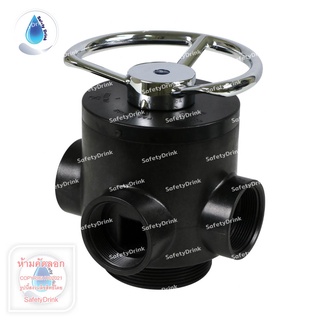 SafetyDrink Manual Valve Aquatek กรองคาร์บอน (4") (ทางน้ำเข้า-ออก 2 นิ้ว)