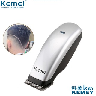 Kemei แบบพกพา ปัตตาเลี่ยน ผมไฟฟ้าแบบชาร์จมินิผม ที่กันจอนผม เครื่องตัดเครา t rimmer มีดโกนผู้ชายสไตล์เครื่องมือ