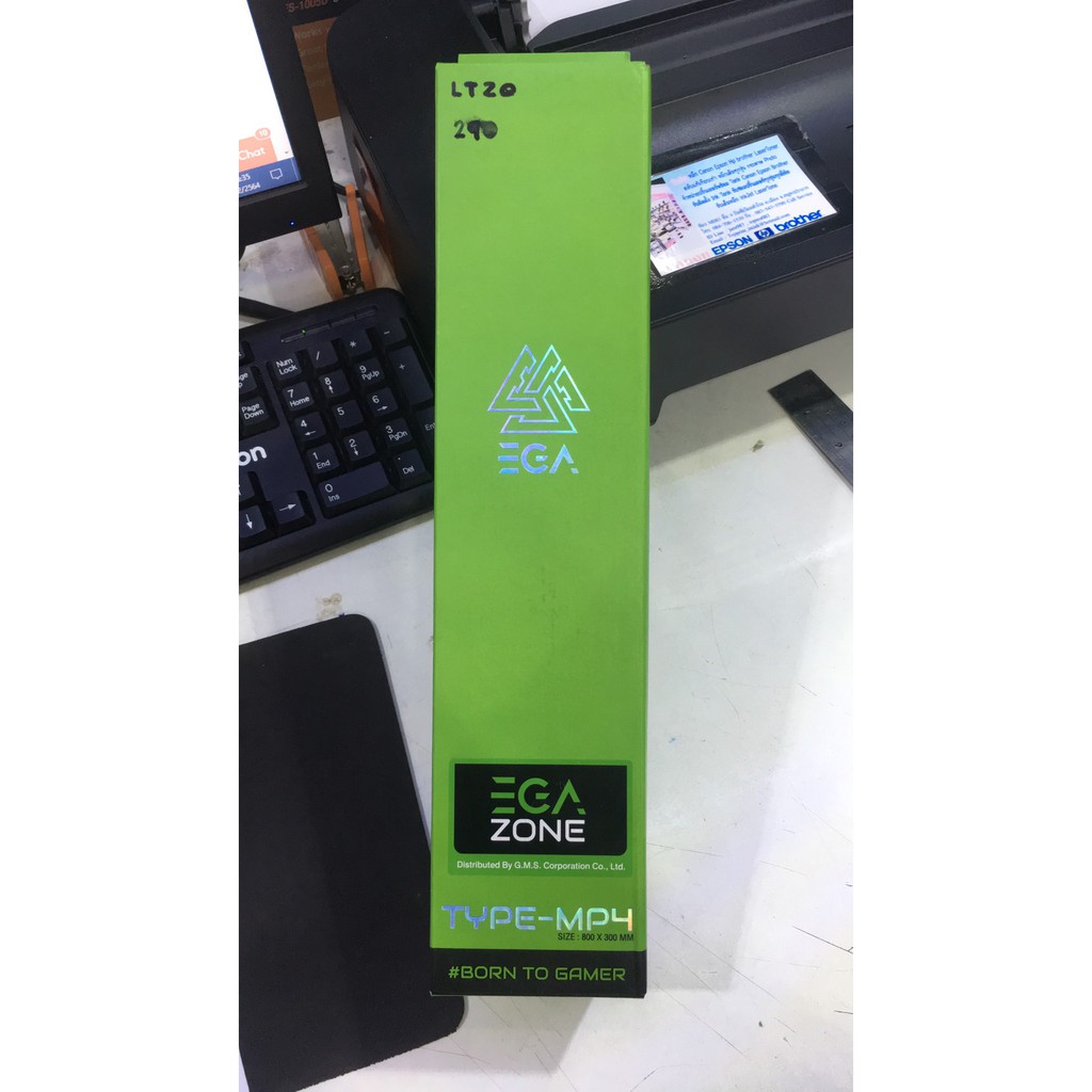 แผ่นรองเมาส์ Mouse PAD EGA TYPE MP4 แผ่นรองเมาส์ขนาดใหญ่ ไซต์ XL พื้นผิวได้รับการออกแบบมาให้เหมาะกับ