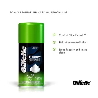 โฟมโกนหนวด ยิลเลตต์ ( Gillette Foamy) 175 กรัม/50กรัม