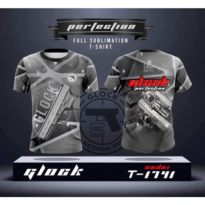 เสื้อยืด glock sublimated