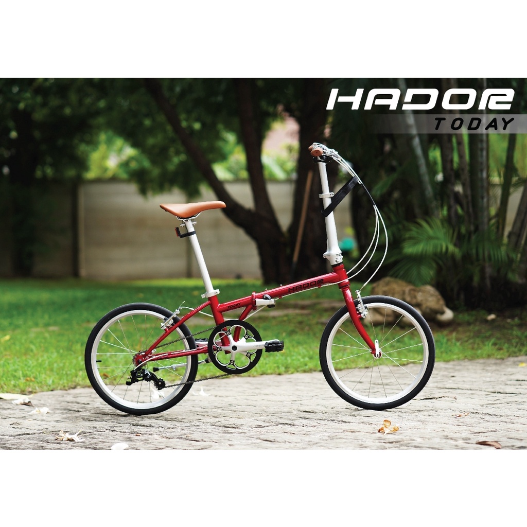 จักรยานพับได้ HADOR TODAY Folding bike ล้อ 20" เกียร์ 3 สปีด เฟรม CHROMOLY