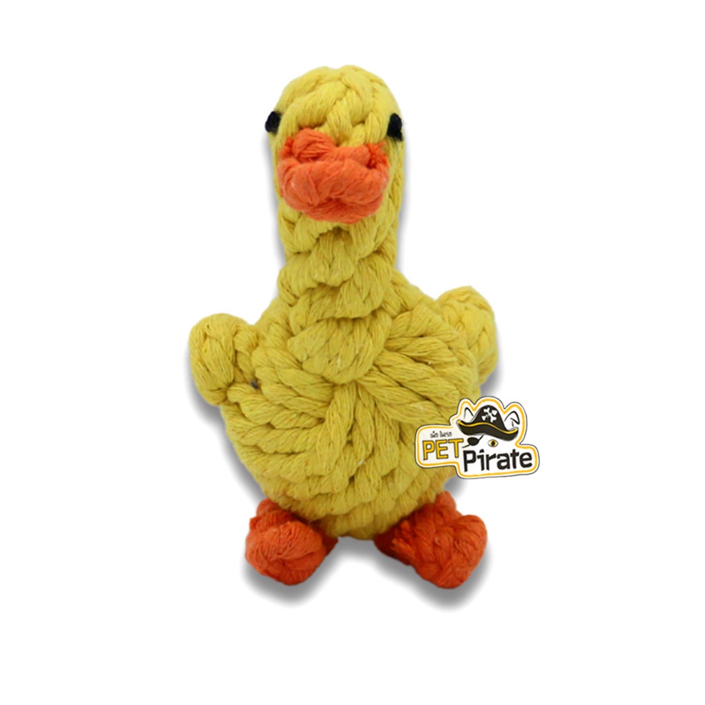 ของเล่นสุนัข เชือกกัดขัดฟัน พันเป็นรูปตัวสัตว์เล็กๆ เชือกพันผูกปม ปมแน่น ไม่หลุดง่าย ของเล่นขัดฟัน ของเล่นคลายเครียด