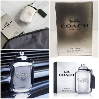 Coach Platinum EDP for men 100ml ใหม่ล่าสุด#กล่องซิลน้ำหอมใหม่