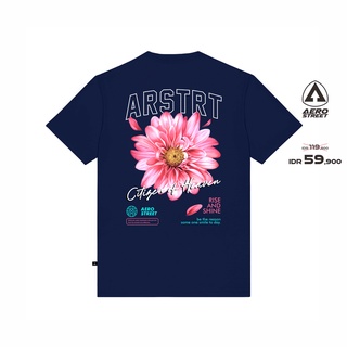 เสื้อยืด ลาย Aerostreet Rise And Shine สีกรมท่า สําหรับผู้ชายS-5XL