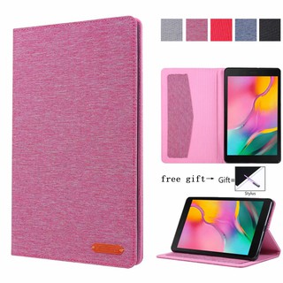 เคสแท็บเล็ตแบบประกบและพลิกตั้งได้สําหรับ Samsung Galaxy Tab A 8 . 0 2019 T290 T295 T297