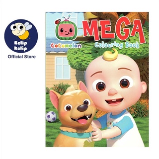 Cocomelon สมุดระบายสี Mega สําหรับเด็ก 64 หน้า