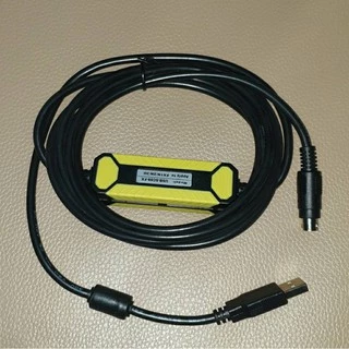 สาย Link PLC, สายโหลด PLC Mitsubishi รุ่น FX ยาว 2.5 เมตร สีดํา รุ่น USB-SC09-FX มีลิ้งค์ driver ให้โหลด