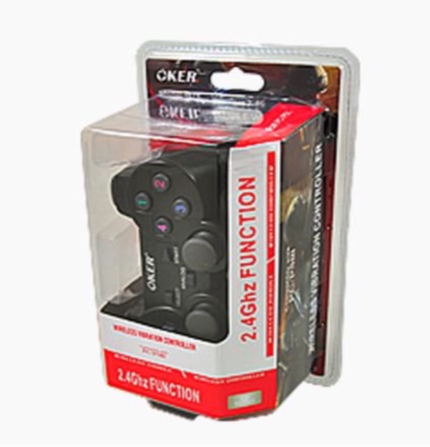 OKER JoyStick Wireless รุ่น W-76  เป็นจอยแบบไร้สายแบบสั่นความถี่ 2.4GHz