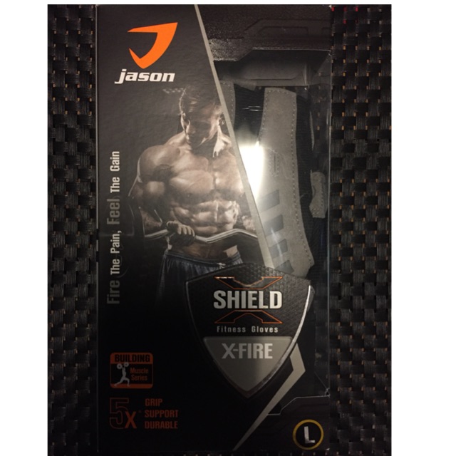 ถุงมือฟิตเนส เจสัน Jason รุ่น X-FIRE ขนาด L