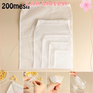 LAKAMIER [Ready Stock] 200Pcs Nylon Fine Mesh Reusable Coffee Filter Cheese Cloth Wine Strainer