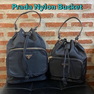 PD NYLON BUCKET BAG กระเป๋าทรงถัง มี 2 ขนาด