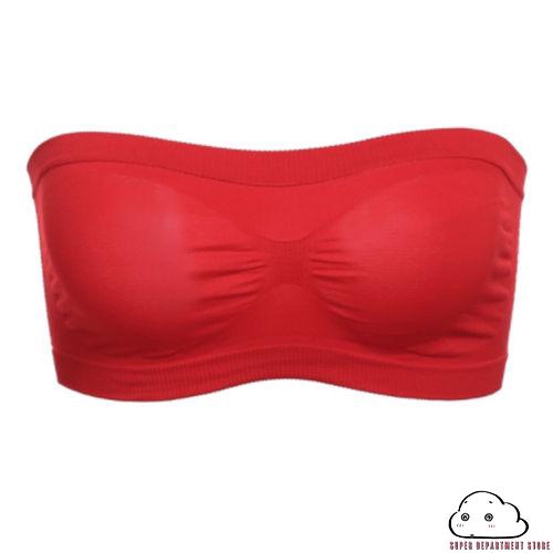 sc เสื้อเกาะอกแฟชั่นสําหรับสตรีไม่มีสายคล้องเหมาะกับการเล่นกีฬา - รูปที่ 4