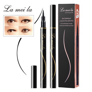 LAMEILA Eyeliner Pen อายไลเนอร์สีดำ ดินสอเขียนขอบตา กันน้ำ กันเหงื่อ ติดทนนาน Waterproof