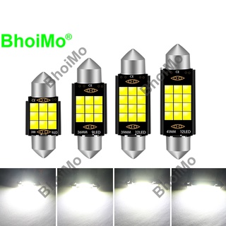 Bhoimo 2021 หลอดไฟอลูมิเนียม 31 มม. C5W 36 มม. Led 9Smd 3030 Chip C3W C10W 39Mm 41Mm สําหรับติดป้ายทะเบียนรถยนต์รถจักรยานยนต์