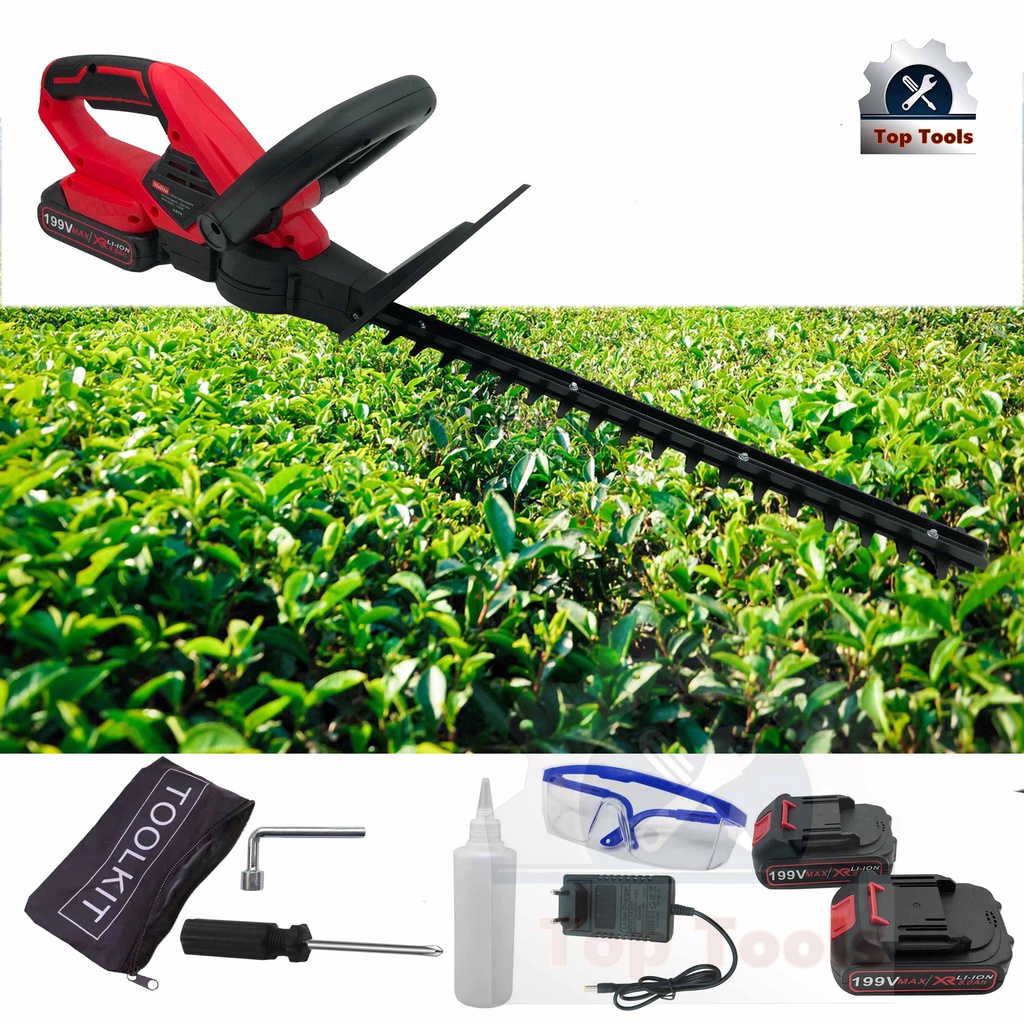 MOLITA เครื่องตัดแต่งกิ่งไม้ไร้สาย 199V แบตเตอรี่ 2ก้อน เลื่อยไฟฟ้า เลื่อยยนต์ เลื่อยตัดแต่งกิ่ง เคร