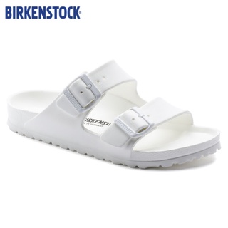 Birkenstock Arizona EVA White Sandals รองเท้าแตะ ผู้หญิง สีขาว ผู้หญิง รองเท้าแตะ แฟชั่น  รองเท้าชายหาดรองเท้าลำลอง
