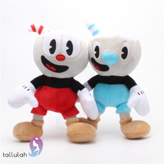 Tallulah Cuphead Mugman nine or eight finger trigger, 25 cm 41 toy child Brocup Stuffed Doll Figure Kids Toy.ตุ๊กตาฟิกเกอร์ ขนาด 9.8 นิ้ว (25 ซม.) ของเล่นสําหรับเด็ก